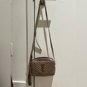 YSL Cream Crossbody Bag